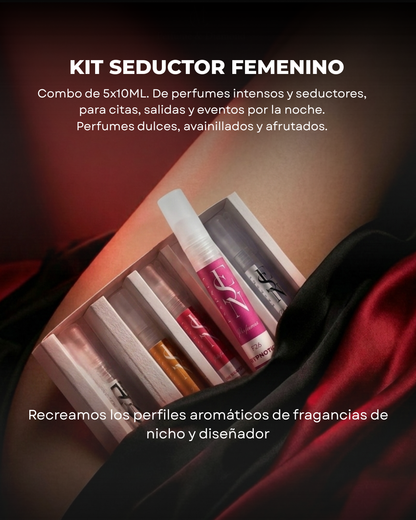 Kit de perfumes seductores femeninos