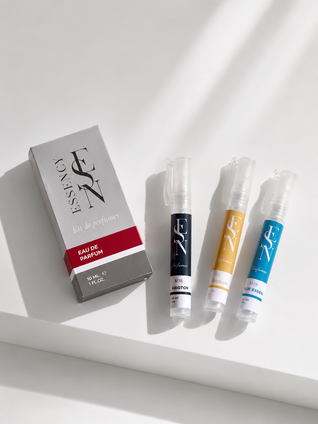 Kit de 3 perfumes elegantes masculinos