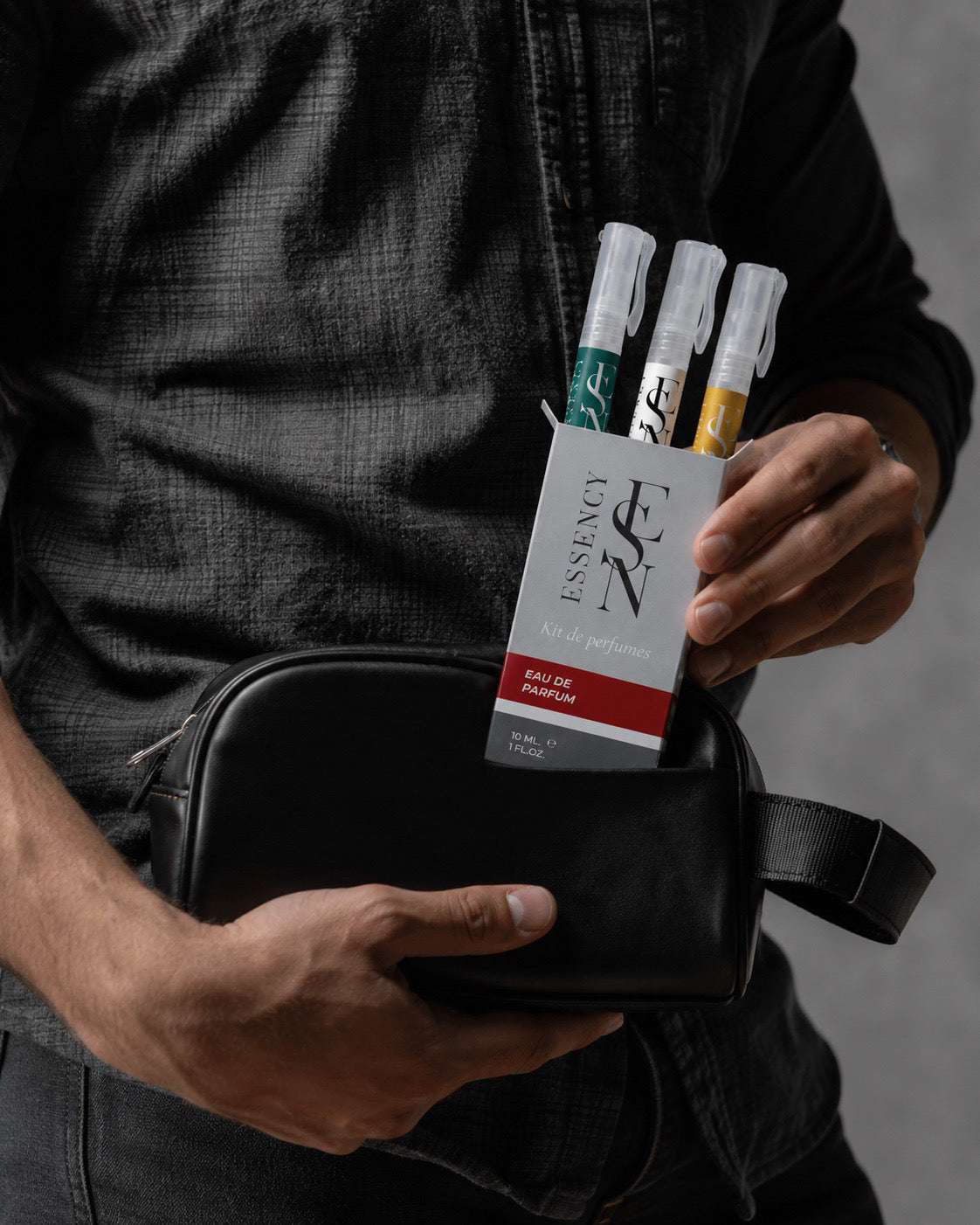 Kit de 3 perfumes elegantes masculinos