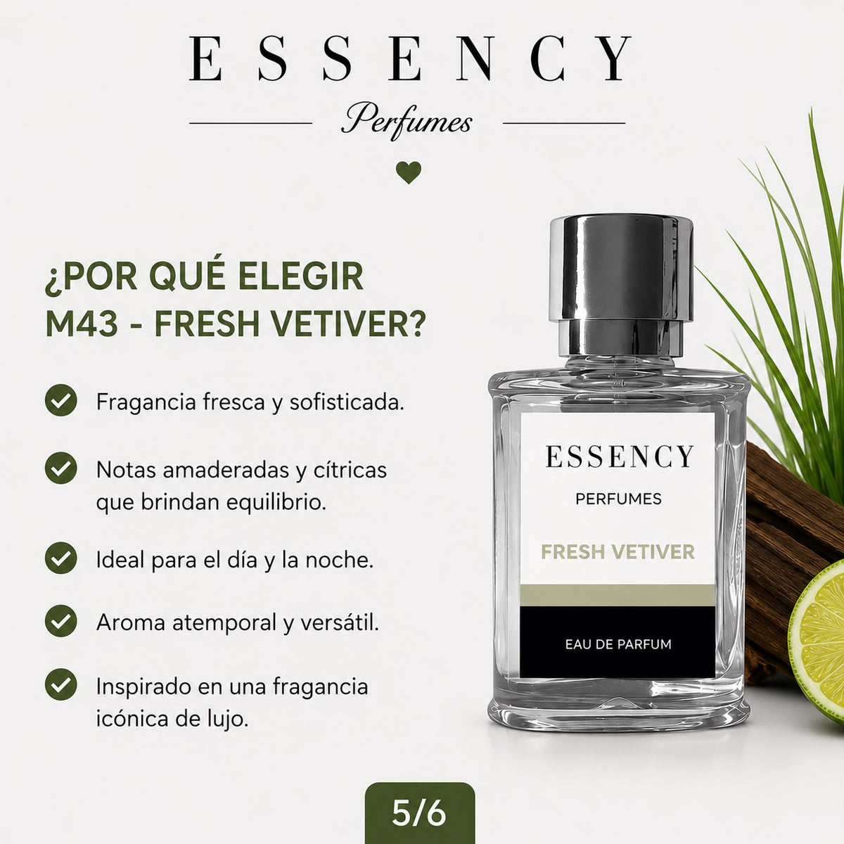 FRESH VETIVER  - INSPIRADO EN GREY VETIVER
