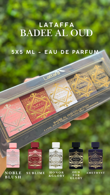 Badee Al Oud Lataffa Collection 5X5 ML EDP.