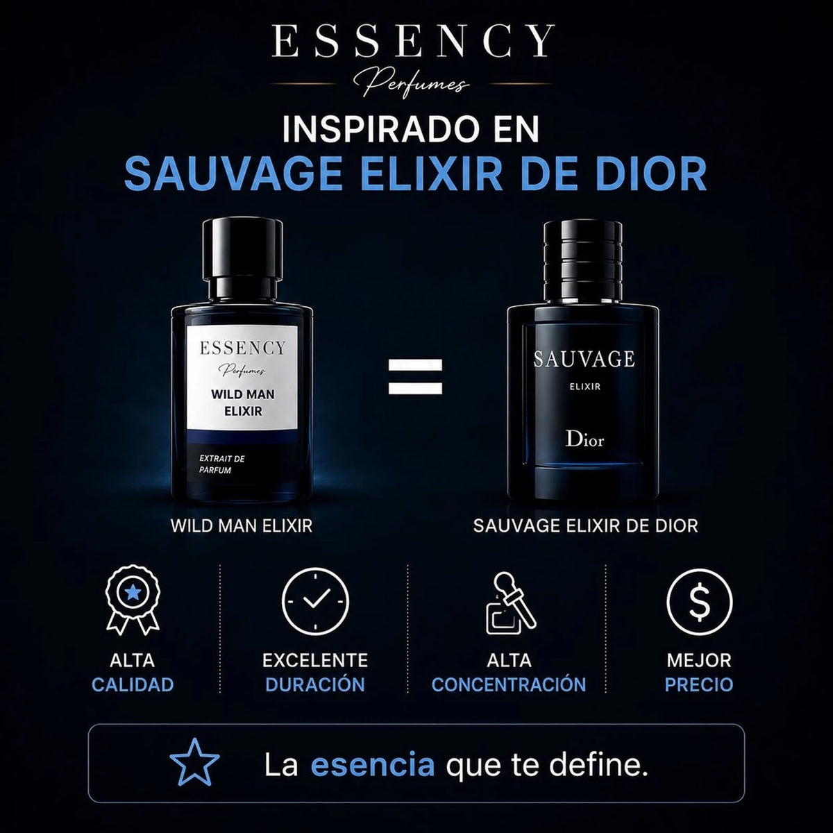 WILD MAN ELIXIR - INSPIRADO EN SAUVAGE ELIXIR