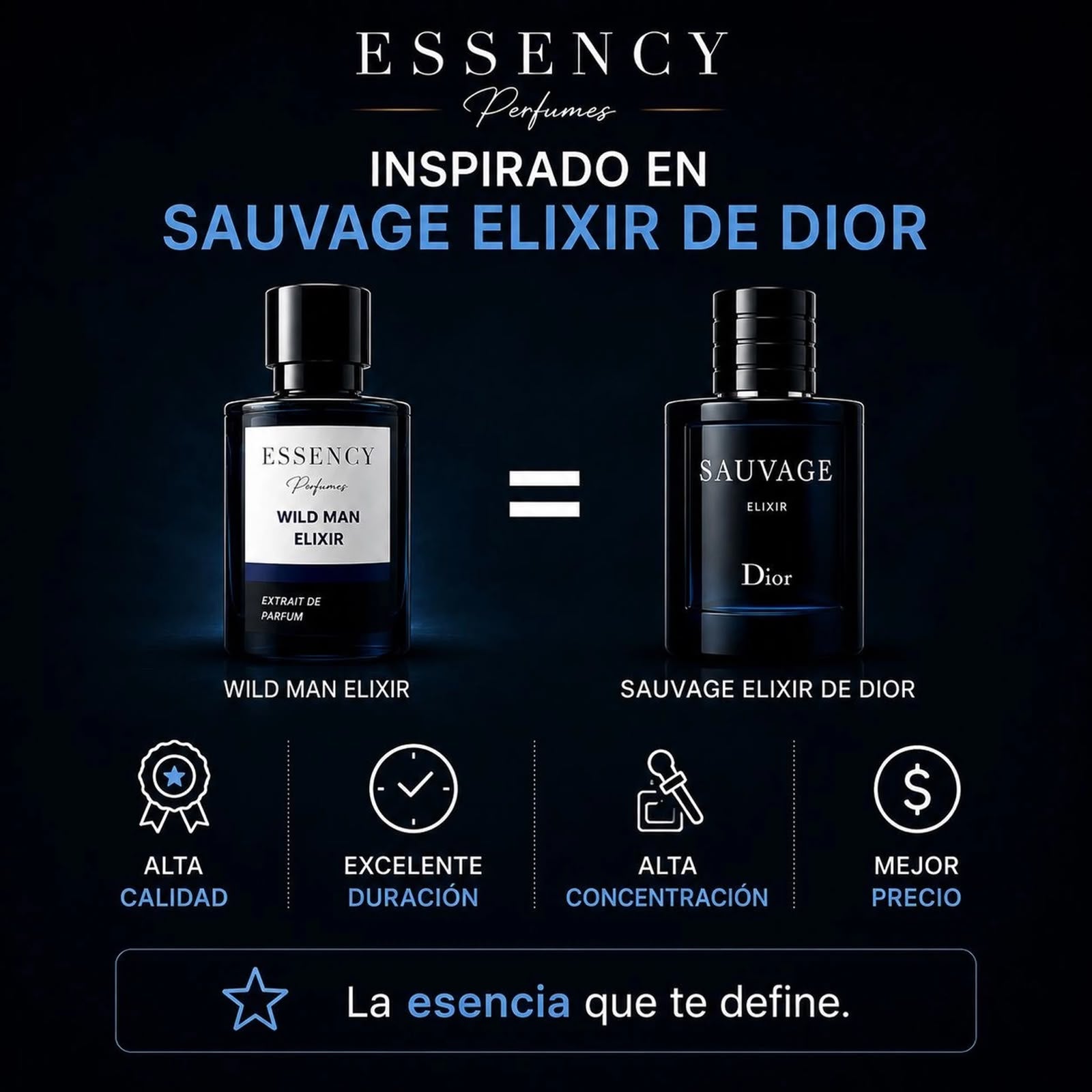 Wild Man Elixir - Inspirado en Sauvage Elixir.